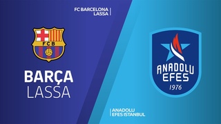 FC Barcelona Lassa - Anadolu Efes Istanbul Highlights | Turkish Airlines EuroLeague RS Round 15