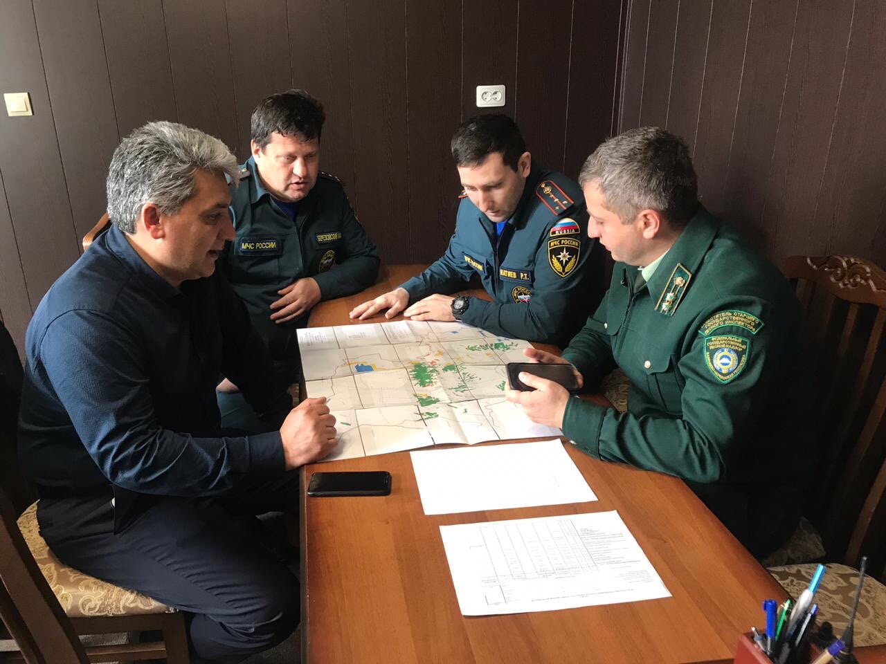 В Зеленчукском районе огнеборцы учились тушить лесные и ландшафтные пожары