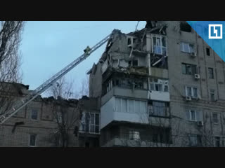 Первые кадры с места взрыва газа