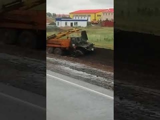 Серьезное ДТП недалеко от Омска на трассе Р-254 (10.08.2018)