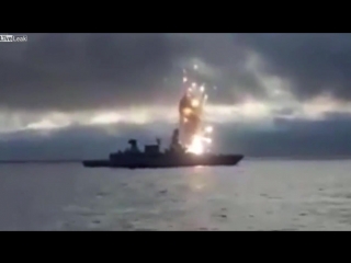 Bundesmarine - Raketen explodieren an Bord der deutschen Fregatte Sachsen - 22.06.2018