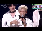bambam was explaining their hard carry remix stage and jinyoung was like.. our thai friend here can speak better than korean mem