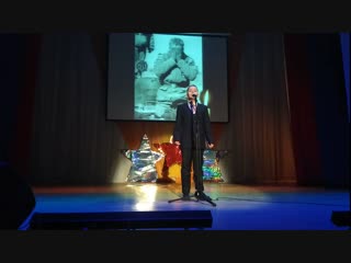 По приглашению администрации города воинской славы Полярный,Роман открывал концерт,посвященный 30-ю вывода войск из Афганистана