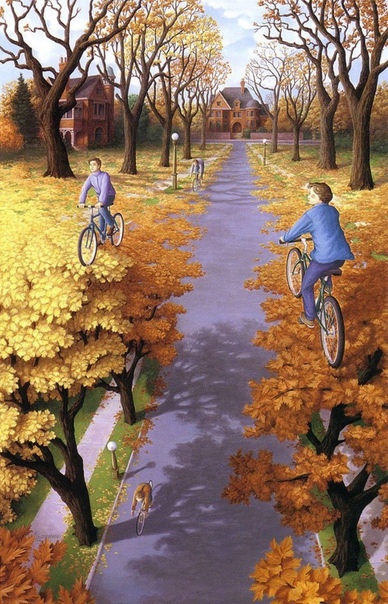 Роб Гонсалвес (Rob Gonsalvez), канадский художник оптических иллюзий. 