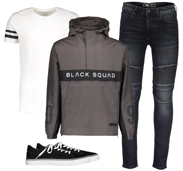 Повседневный стритстайл #BLACKSQUAD - лови идею образа 