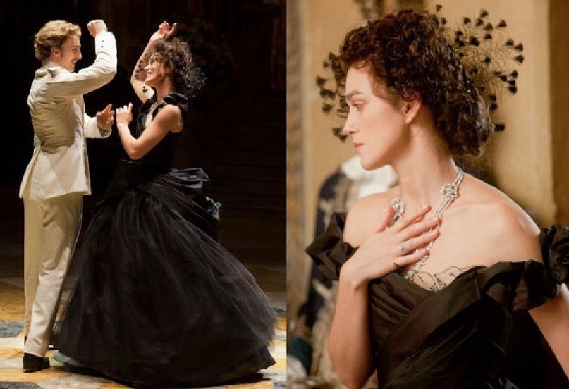 Каренина На Балу В Черном Платье