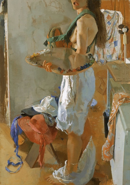Sigal Tsabari ( 1966 г.р.) училась у Израиля Хершберга до создания Иерусалимской студийной школы, разработала уникальный живописный язык, как технически — в ее цветовой палитре, так и в