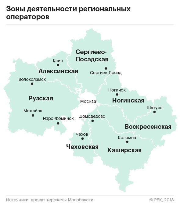 Карта солнечногорского района московской области
