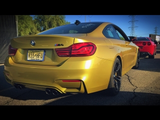 Первый раз на драге. Мой корвет 400лс против BMW M4 440лс. Легальные гонки и дрифт в США за $20.