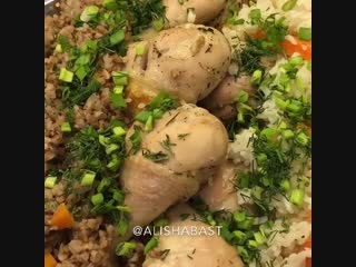 Гениальный рецепт - куриные ножки с разным гарниром - Личный повар (Рецепт под видео в описании)
