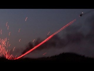 Amazing Tracer Fire Overload By Turkish T129 ATAK Helicopters