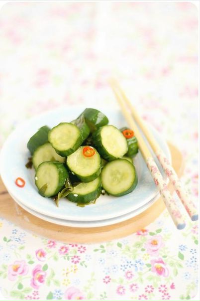 Огурцы Тцукемоно/Cucumber Tsukemono/. 