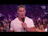 John Cena talking about Hoseok, Namjoon and BTS in general during Kid Choice Awards