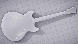 CGC Classic: Modeling and Texturing an Electric Guitar - Pt 1 (Blender 2.6)