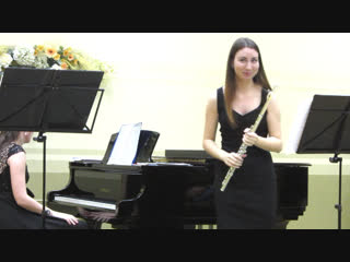 MVI_0643 - С. Прокофьев. Соната ре - мажор для флейты и фортепиано, 3 и 4 части.