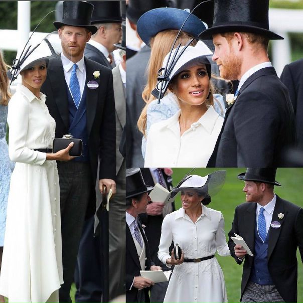 Новый выход: принц Гарри и Меган Маркл на скачках Royal Ascot