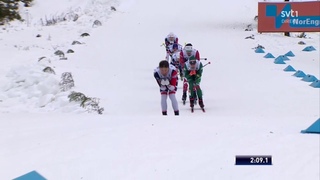 Pellegrino vs Iversen - Men's Sprint (F) final - WC Lillehammer 2018
