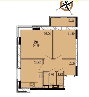 Двухкомнатные квартиры в ЖК "Времена года"