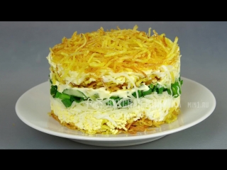 Салат с картофелем пай