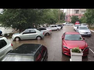Дождь в Краснодаре. 22 июля 2018 год.