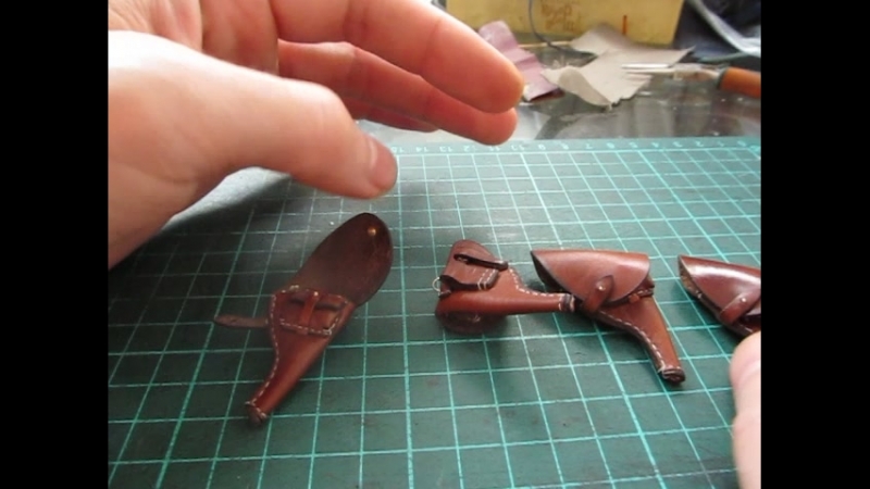16 scale leather holsters.