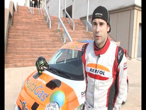 Toni Bou e la Fiat 500 Abarth Repsol