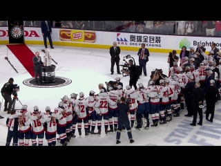 Alexander Ovechkin lifts Stanley Cup after Capitals victory