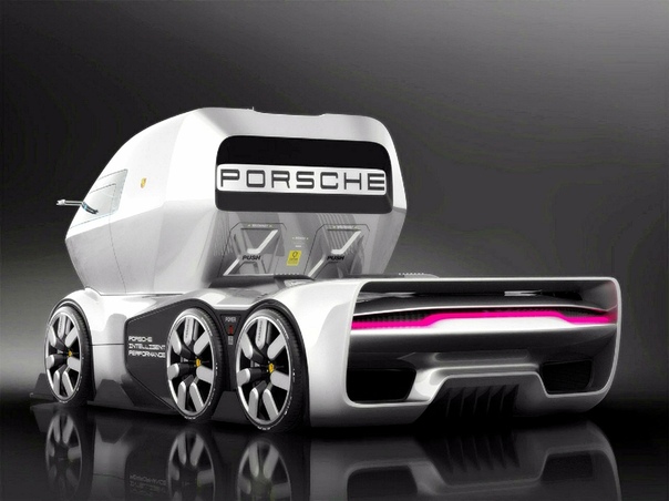 Проект Александр Имнадзе Бальдини — Porsche Vision GT Truck Дизайнер Александр Имнадзе Бальдини представил продолжение своего проекта Porsche 906/917 : транспортёр гоночных прототипов Porsche