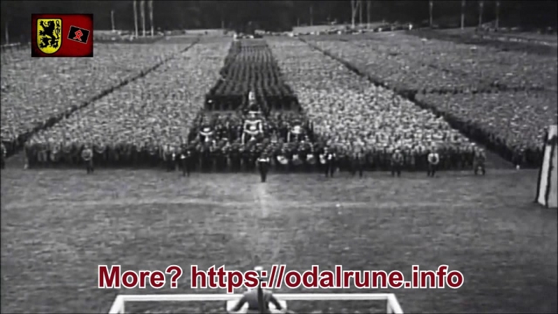 Adolf Hitler speaks in Weimar-1936