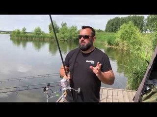 Вываживание крупной рыбы в карпфишинге. Разворот карпа.