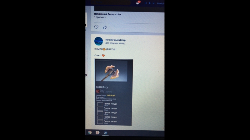 Нетипичный Дотер — Live