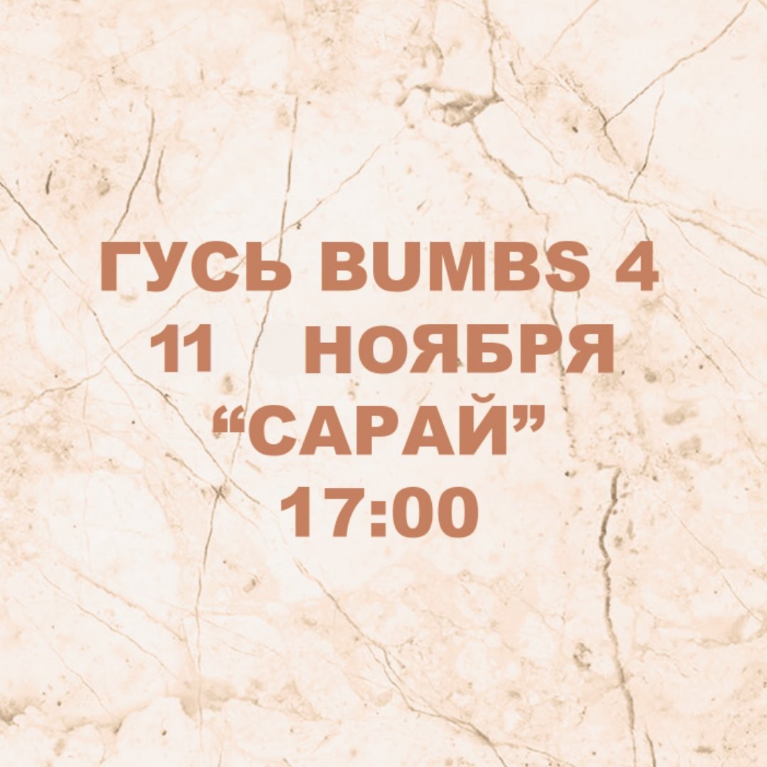 Афиша Ростов-на-Дону Гусь Bumbs4 11.11