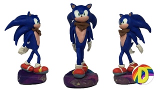 Соник из пластилина схема