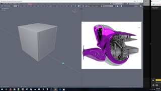Blender 2.8 Beta Live Stream Snail Ship