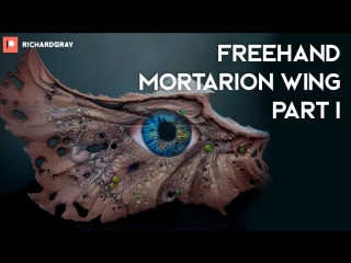 Richard Gray - Freehand Mortarion Wing. Part 1