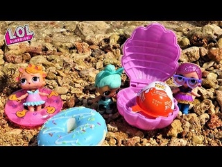 КУКЛЫ ЛОЛ СЮРПРИЗ НА ПЛЯЖЕ. #Мультики куклы #ЛОЛ Сюрприз #Смешное видео