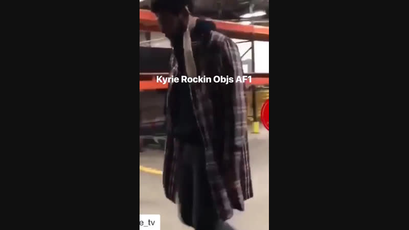 Kyrie wearing objs shoes