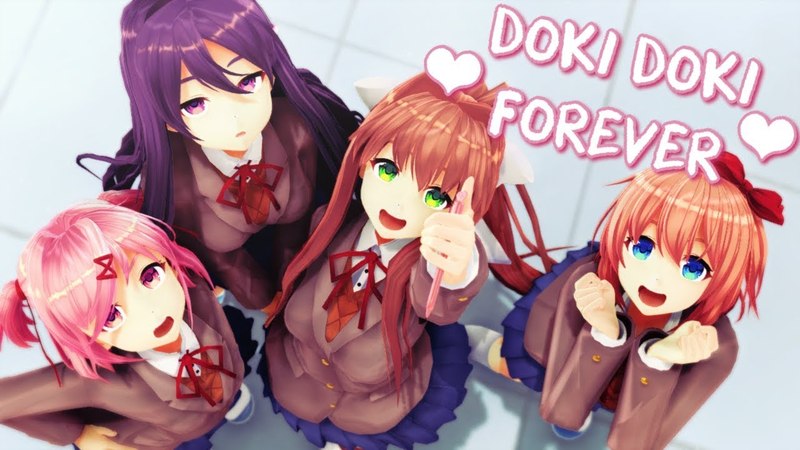 【MMD】⌈DDLC⌋ Doki Doki Forever!