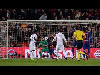 Gol de Sergi Roberto - Barcelona 6 x 1 PSG - Champions League (08/03/2017)