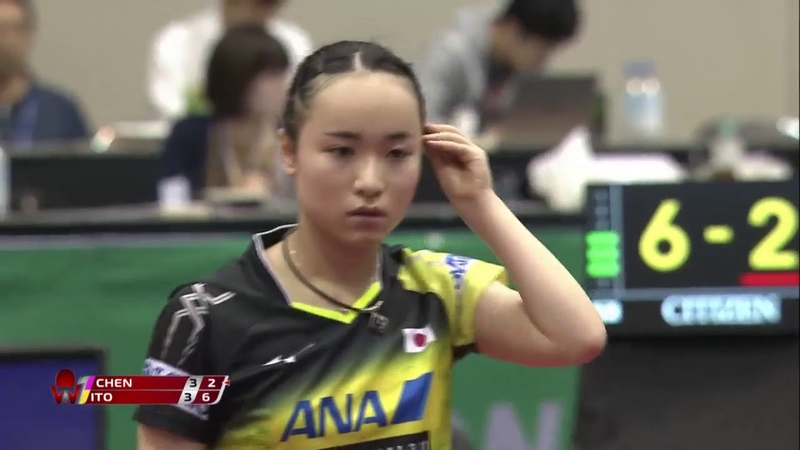 ジャパンOP 女子シングルス 準決勝 伊藤美誠vs陳幸同 第7ゲーム