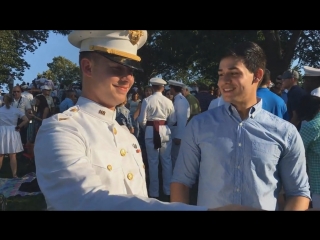 My fellow serviceman Zach went to West Point Military Academy to see his cadet boyfriend Thomas.