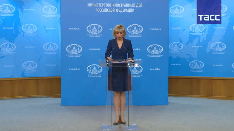 Брифинг Марии Захаровой