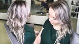 Окрашивание в Блонд без желтизны. Плавная растяжка цвета. Видео тренинг по колористике для новичков.