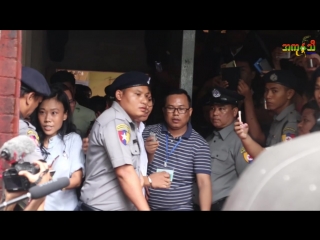 ရိုက္တာ သတင္းေထာက္ႏွစ္ဦးကို ေထာင္ဒဏ္ (၇) ႏွစ္စီခ်မွတ္