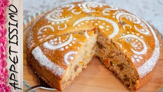 Постный пирог с грушами и цукатами / Vegan Pear Pie with Candied Orange Peels