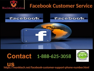 Get facebook help instant via our 1-888-625-3058 Facebook Customer Service