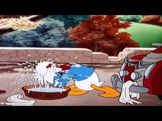 Donald Duck Wet Paint
