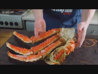 Как приготовить и разделать конечности краба