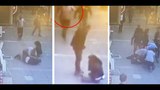Man Beating Ex-Wife In Turkish Street Gets Headbutted By Have-A-Go Hero | Man beating Wife in street
