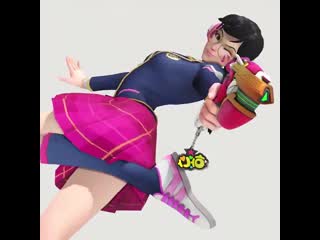 Школьница D.Va - Легендарный Облик Годовщина Overwatch 2019